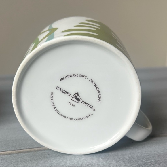 Set of 2 Caribou Coffee Relax There's More Ceramic Mugs 13oz - Picture 4 of 4